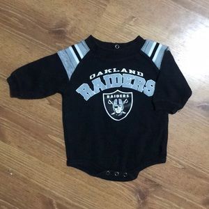 Oakland Raiders NFL 0-3 month creeper